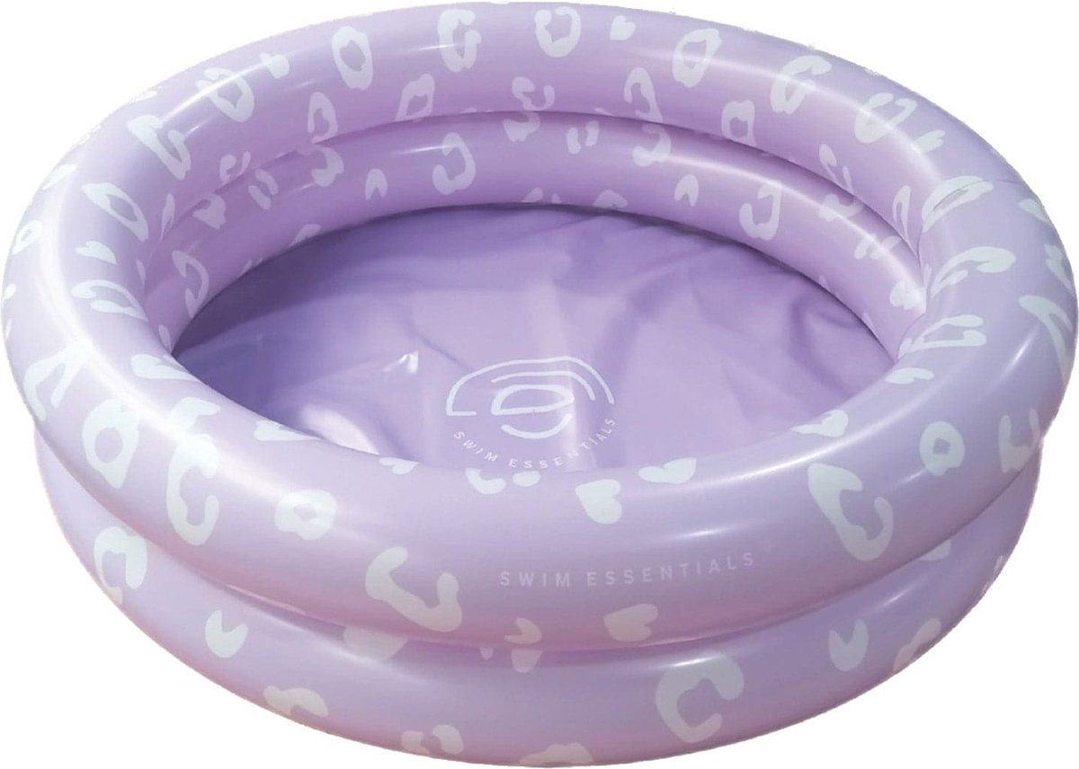 Swim Essentials | Lila Panterprint Baby Zwembad Lila Ø 60 cm